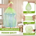 thumbnail image 6 of Small Trash Bags 4 Gallon 200 Counts-Rishipahu Biodegradable 4 Gallon Trash Bags,Mini Garbage Bags for Bathroom Office, Unscented 15L Small Trash Can Liners,White, 6 of 7