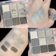 thumbnail image 1 of Smoky Makeup Eyeshadow Decay City Pearlescent Matte Gray Eye Shadows Palette Waterproof Nine Grid Dark Style Eye Pigments Makeup9 Color He Qiyong unisex, 1 of 1