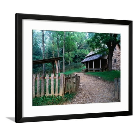 Tipton Place, Cades Cove, Great Smoky Mountains National Park, Tennessee Framed Print Wall Art By John Elk (Best Place To See Elk In Smoky Mountains)