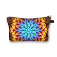 thumbnail image 1 of Bolsas de cosméticos con estampado de flores de Mandala para mujer, bolsa de Maquillaje, Kit de aseo, bolsa organizadora, bolsa de belleza multifunción, Neceser qiuyongming unisex, 1 of 2