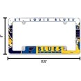 thumbnail image 4 of St Louis Hockey Blue's (Set of 2) Chrome Metal License Plate Frames with Bold Full Frame Design, 4 of 6