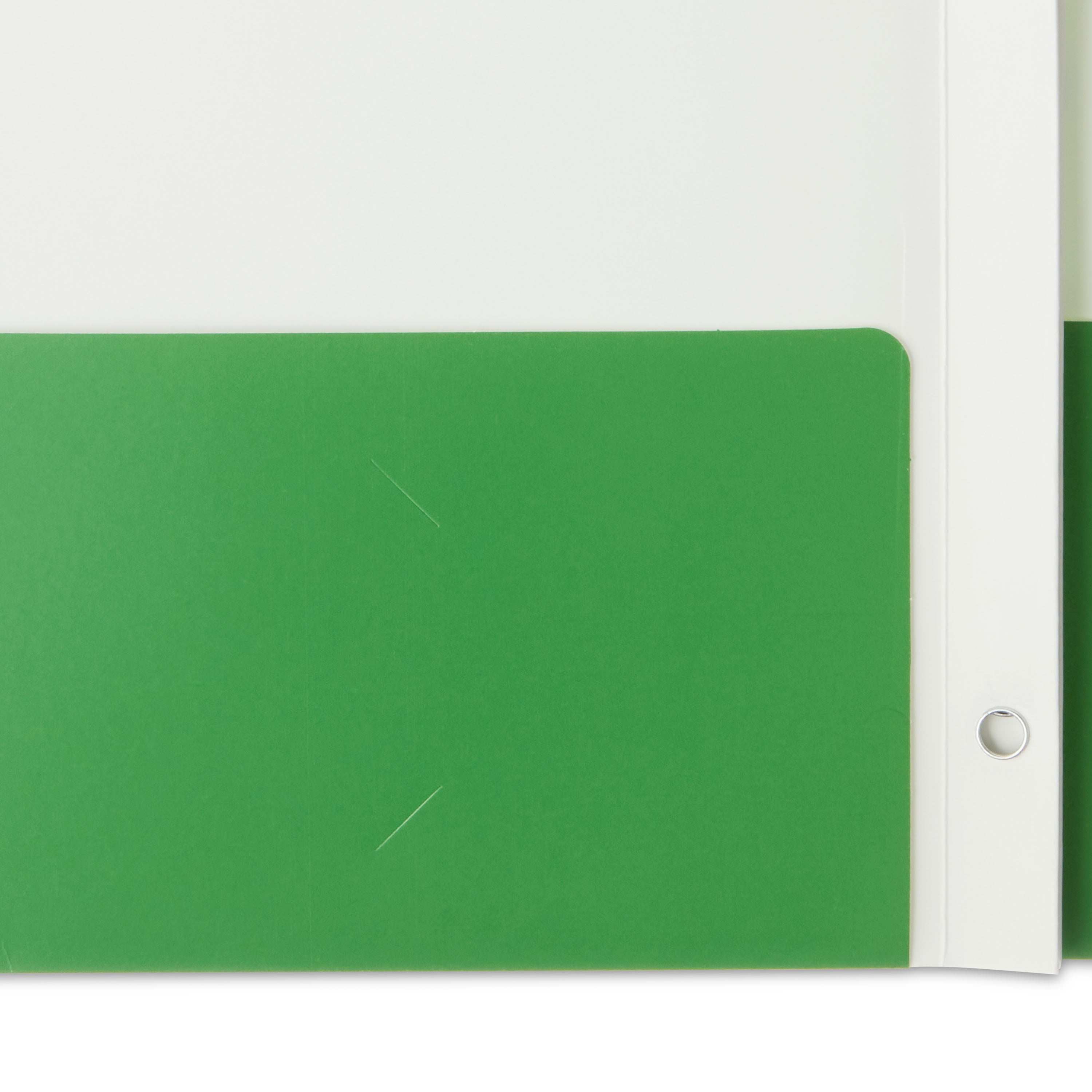 (10 pack) Pen+Gear Letter Size 3-Prong Paper Folder, Green