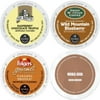 Faro Roasting Houses Flavored K-Cup Coffee Sampler with Green Mountain Van Houtte Folger's & Faro (96 Count)