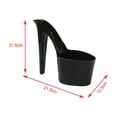 thumbnail image 4 of Flowerpot High Heel Shaped Creative Craft Making Tool Patio  black, 4 of 8