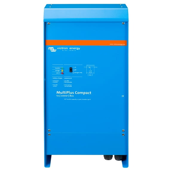 Victron MultiPlus Inverter/Charger 12VDC - 2000VA - 80AMP Batt... [CMP122200100]