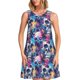 thumbnail image 1 of Balery cool Skull colorful Vestidos de verano para mujer con estampado: vestido holgado sin mangas, vestido playero informal y cómodo para días calurosos., 1 of 7