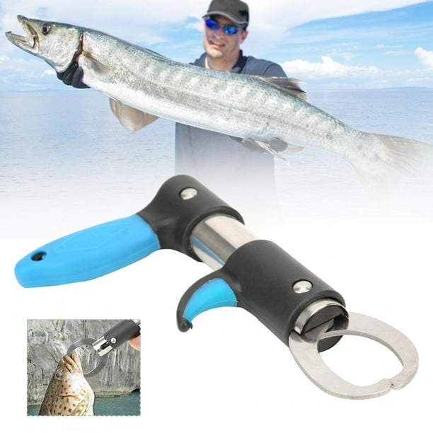Fish Clamp Fish Control Lip Gripper, Stainless Steel Fish Lure Controller  Clamp, Fish Gripper For Fishing Tackle Sea/ Fishing Fishing Lover Blue