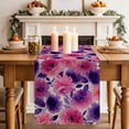 thumbnail image 2 of Table Runner 36 Inches Long for Kitchen Dining, Watercolor Floral Dresser Scarf Farmhouse, Dining Table Decorations for Wedding/Parties, Spring Flowers Botanical Retro Beige 13 x 36 In, 2 of 8