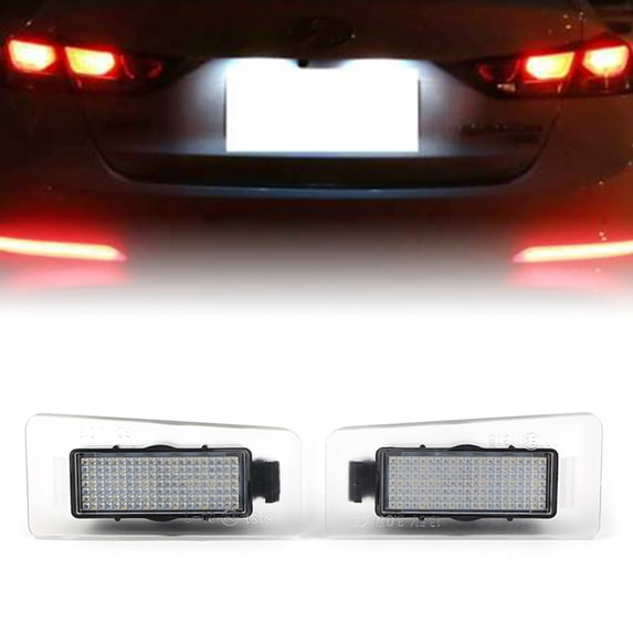 BFY 2Pcs 6500k Car 18LED Number License Plate Light Lamp for 2011 2012 2013 2014 Hyundai I30 Elantra