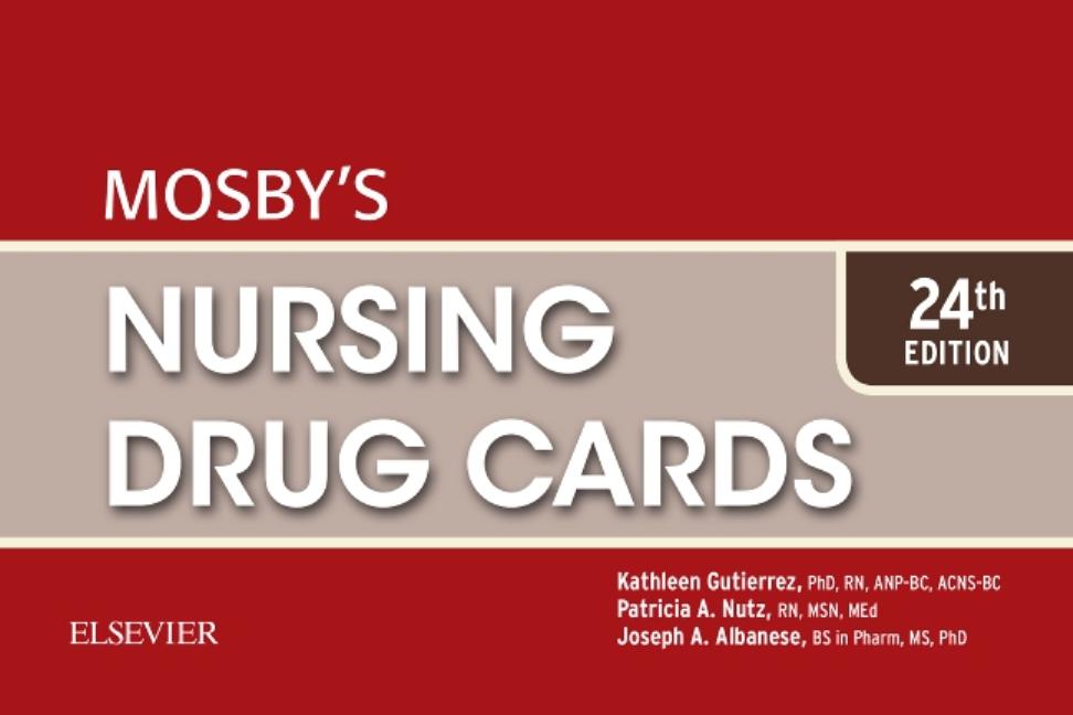 Mosby S Nursing Drug Cards Walmart Com Walmart Com