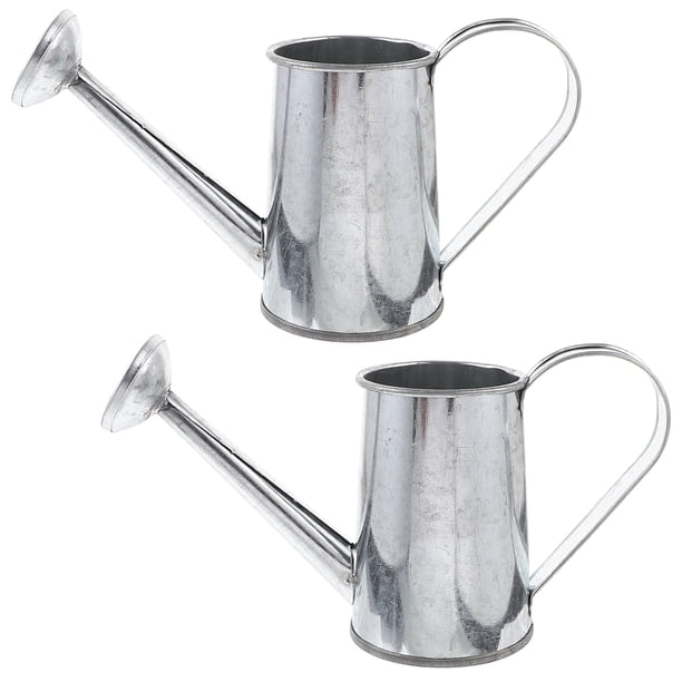 2 piezas de macetas de riego de hierro macetas de riego simples latas de riego duradero para planta