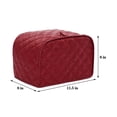 thumbnail image 2 of HOMEIORA Quilted Toaster Cover, Polyester, 2 Slice, Dustproof Appliance Cover, 1 Pack, 2 of 4