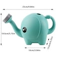 thumbnail image 3 of Eqslft Indoor Watering Can Cute Elephant Design with Cover Durable Plastic Comfortable Grip，Children Watering Can 1.5 L/2.5 L Watering Pot Gardening Tool Shower, 3 of 5
