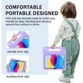 thumbnail image 4 of SUPNICE Handle Kids Case for New iPad 11-inch (A16) 2025 / iPad 10th Generation 2022(10.9 inch) with Built-in Screen Protector, Rugged Full Body Protective Cover for iPad 10/11 Gen,Light Purple, 4 of 7