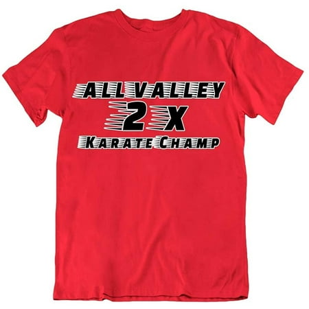 Image of All Valley Karate Champ Classic TV Movies Fashion Novelty Cotton T-Shirt Red