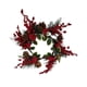 thumbnail image 5 of Anillo de vela de Navidad, corona de Navidad, decoración del hogar, adorno, corona de velas, decoración navideña para bodas en interiores Estilo A, 5 of 9