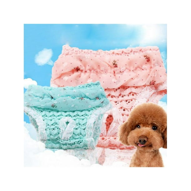 Funcee Pet Female Dog Knickers Bowknot Panties Underwear Puppy Sanitary