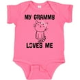 thumbnail image 3 of Inktastic Grammy Loves Me Girls Kitty Girls Baby Bodysuit, 3 of 5