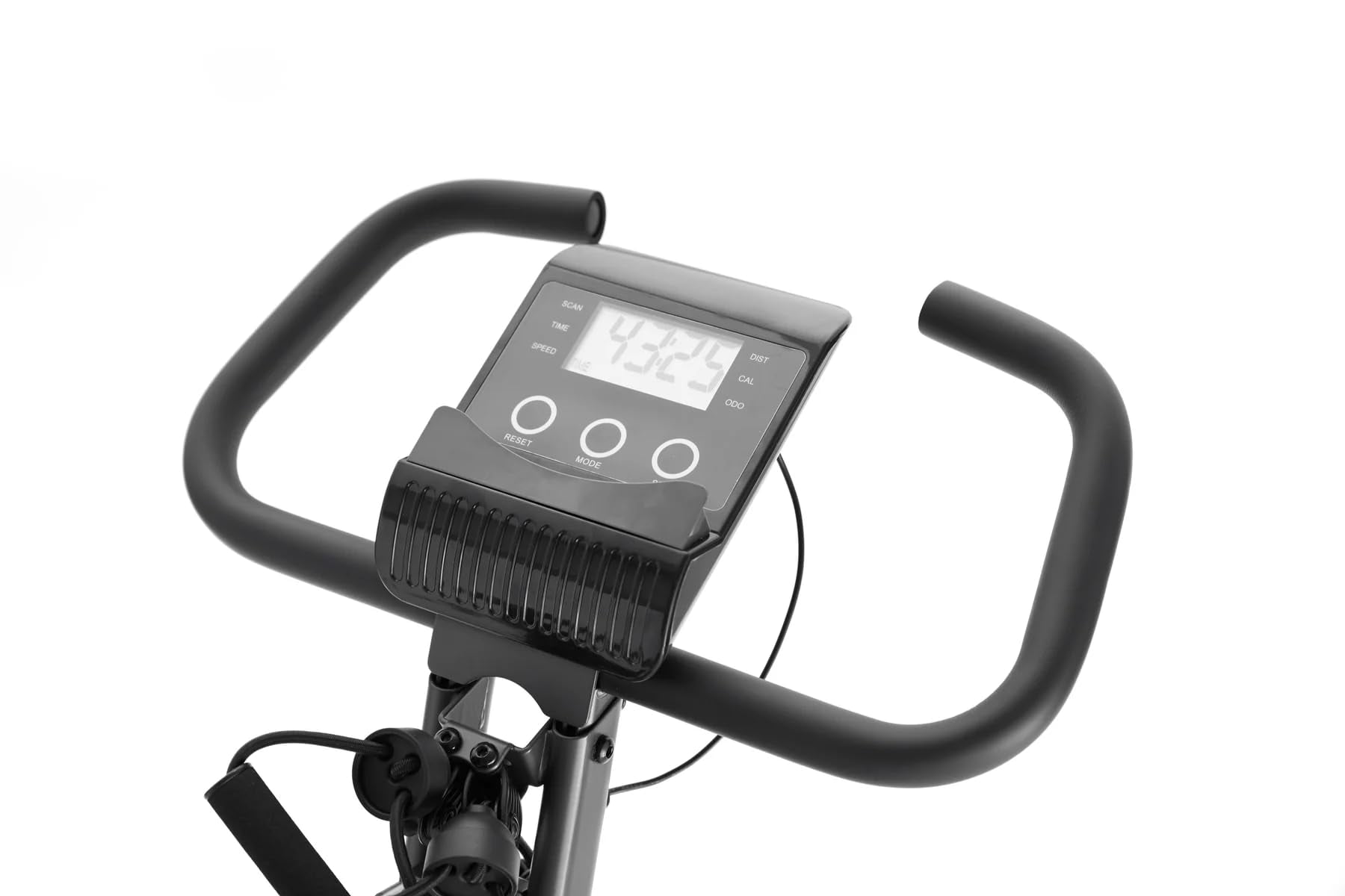 FITNATION Foldable Stationary Exercise Bike Upright and Recumbent Flex Indoor Workout Black Walmart
