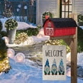 thumbnail image 7 of AVOIN Welcome Buffalo Check Plaid Gnomes Garden Flag Vertical Double Sided, Jewish Hanukkah Menorah Yard Outdoor Decoration 12.5 x 18 Inch, 7 of 7