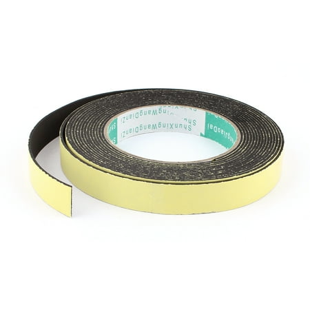 5M 18mm x 1.5mm Single Side Adhesive Foam Sealing Tape for Door Window