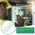 thumbnail image 3 of Miangastore 5Set Junction Box Surface Mount Waterproof Durable PVC Material For Commercial Places, 3 of 8