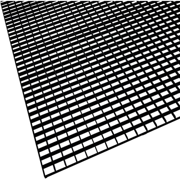 KastLite Egg Crate Panel 2-Pack in Black | Polystyrene | Nominal 2' x 4' with 1/2" x 1/2" x 3/8" Cell Size | Manufactured by American Louver