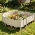 thumbnail image 4 of Plastic Garden Fence, 20 Panels with 10 Stakes, Landscape Edging Border, Decorative Picket Fence for Flower Beds, Lawn, Yard, 4 of 9