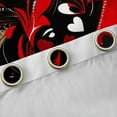 thumbnail image 4 of Castle Fairy Romantic Lover Couple Black Out Curtains for Female Men Women,Happy Valentine's Day Curtains Pack of 2 (42x63 Each),Love Heart Print Bedroom Curtains,Ultra Soft Home Decor, 4 of 6