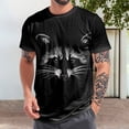 thumbnail image 4 of Ankishi Mens Animal T Shirts Crewneck Novelty Animal Graphic Shirt Short Sleeve Tops for Dating Travel Streetwear, 4 of 5