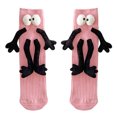 thumbnail image 2 of 1 Pair Holding Hands Socks with 3D Doll Super Soft Sweat Absorption Breathable Funny Couple Magnetic Mid-tube Socks, 2 of 8