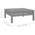 thumbnail image 5 of vidaXL 11 Piece Garden Lounge Set Grey Solid Wood Pine, 5 of 5