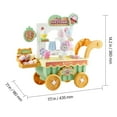 thumbnail image 6 of KFFKFF Ice Cream Cart for Kids, 27-Piece Accessory Set, Pretend Play Store with Storage Trolley, Includes Play Money, Sound & Light Features, Montessori-Inspired Ice Cream Truck Toy for Ages 3+, 6 of 9