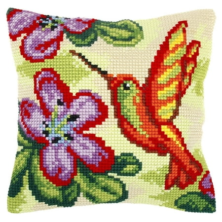 UPC: 5902067303740 | Needlepoint Cushion Kit Humming bird 9368
