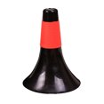 thumbnail image 1 of Cono de barrera de fútbol, soporte de marcador de plástico, equipo de entrenamiento de patinaje sobre cesta de fútbol (negro + rojo), 1 of 1