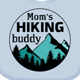 thumbnail image 4 of Inktastic Mom's Hiking Buddy with Mountains and Trees Boys or Girls Baby Bib, 4 of 4