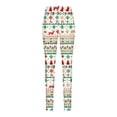 thumbnail image 6 of purcolt Women's Ugly Christmas Leggings 3D Print Christmas Costume Leggings High Waisted Workout Yoga Leggings Holiday Xmas Tights Pants, 6 of 7