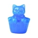 thumbnail image 1 of Estatua de gato de cristal de imitación, de mesa, colección moderna, linda escultura en miniatura Azul, 1 of 9