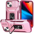 thumbnail image 1 of Funda para GANGXUN iPhone 15 - Soporte metálico, Función magnética, Rosa, 1 of 6