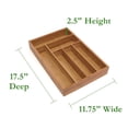 thumbnail image 2 of Organizador de Madera de Bambú Lipper International 8878 Caddy 30x44x6 cm, 2 of 4