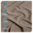 thumbnail image 2 of 2-Pack Fitted Bottom Sheets King - Premium 1800 Ultra-Soft Wrinkle Resistant Microfiber - Deep Pocket (King, Taupe), 2 of 9