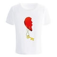thumbnail image 6 of Baqcunre Valentine'S Day Shirts For Women Couples Love Key Lock Printed Loose Pullover Short Sleeve T Shirt(Black S-XXL),Womens Tops Graphic Tees Shirts For Women Womens Tops, 6 of 6