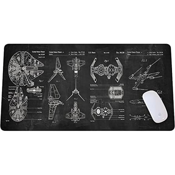 SPaceship%Extra%Large%Gaming Mouse Mat, Movie Mouse Mat, Gamer Mouse pad, Laptop Pad Mat, Anime Gifts, Keyboard pad, Keyboard mat, Long Mouse pad, Spaceship Mouse Mat, Space Mouse mat