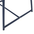 thumbnail image 5 of 13"H Side Table Navy Blue Iron Patio Table for Casual Outdoor Living, 5 of 6