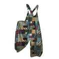 thumbnail image 2 of Summer Overalls for Women Casual Wide Leg Baggy Jumpsuits Spaghetti Strap Boho Floral Printed Loose Fit Rompers, 2 of 3