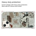 thumbnail image 5 of Newspaper Collage Case Compatible with iPhone 13,Aesthetic Art Design TPU Bumper Bumper Cover Case, 5 of 6