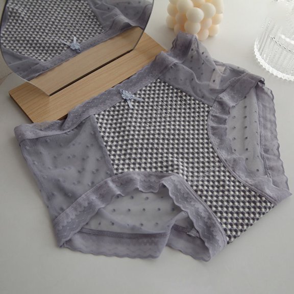 Vedolay Womens Briefs Seamless Underwear for Women No Show Panties Feel Air Invisibles Bikini Panties,Purple One Size