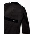 thumbnail image 2 of Isaac Mizrahi Boy's 2-20 Velvet Collar Quilt Lined Wool Blend Peacoat, 2 of 4