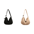 thumbnail image 1 of C20 Bolso Mujer Diagonal en Diagonal Un Hombro para Ropa Algodón Acolchado Versátil (negro), 1 of 7