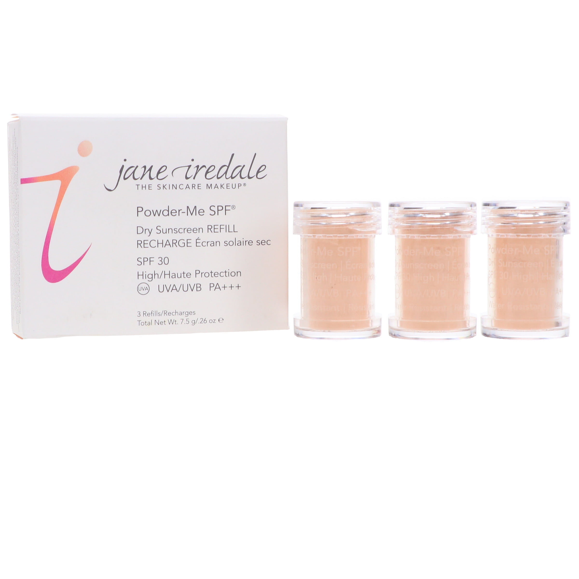 Jane Iredale Powder-Me SPF 30 Dry Sunscreen Refill 3 Ct Nude